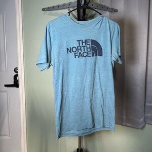 The North Face Men's Sky Blue Short Sleeve Tee
